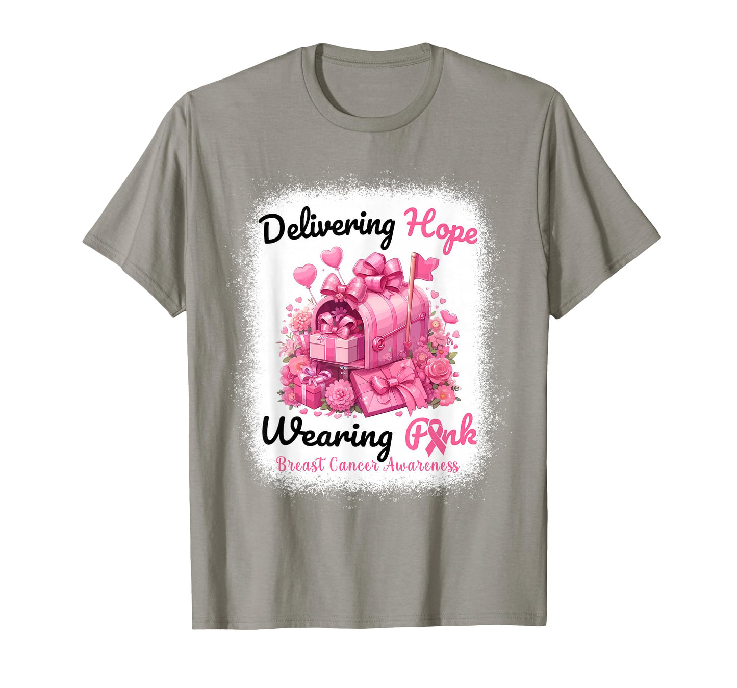 In October We Wear Pink Postal Worker Breast Cancer T-Shirt