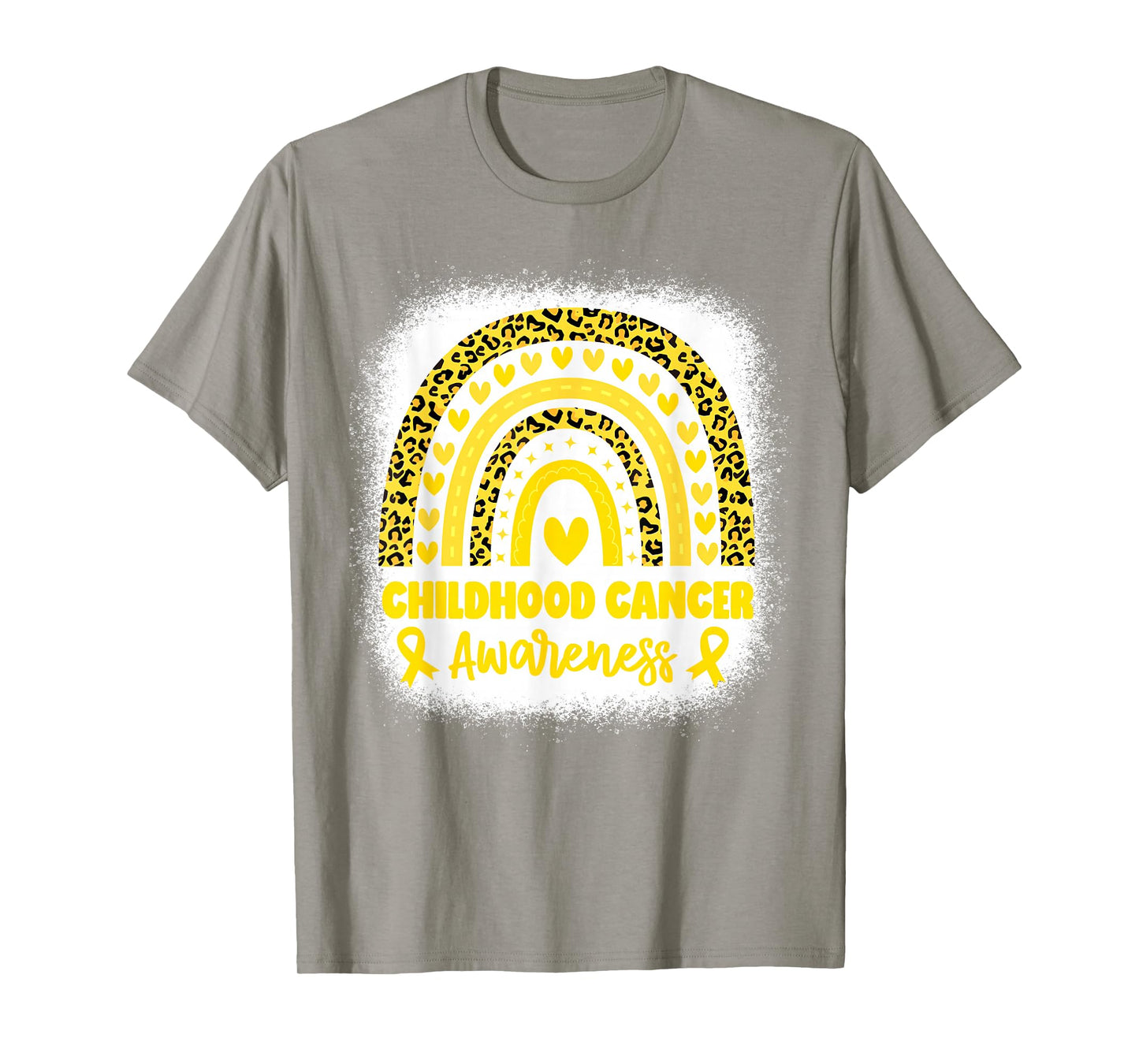 Childhood Cancer awareness Gold Rainbow Childhood Cancer T-Shirt