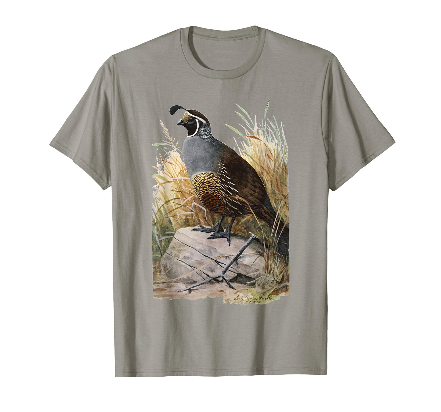 California Quail CA Quail Birder Vintage California Quail T-Shirt