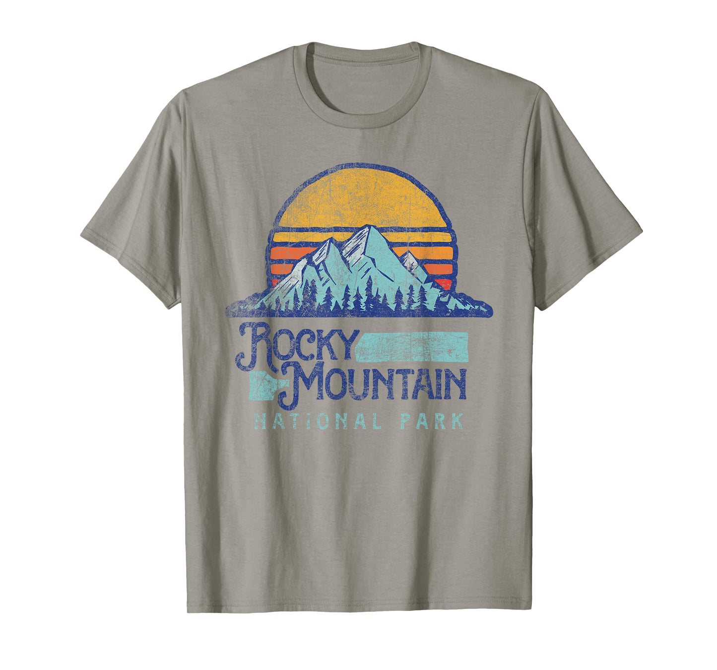 Vintage Rocky Mountain National Park Retro T-Shirt