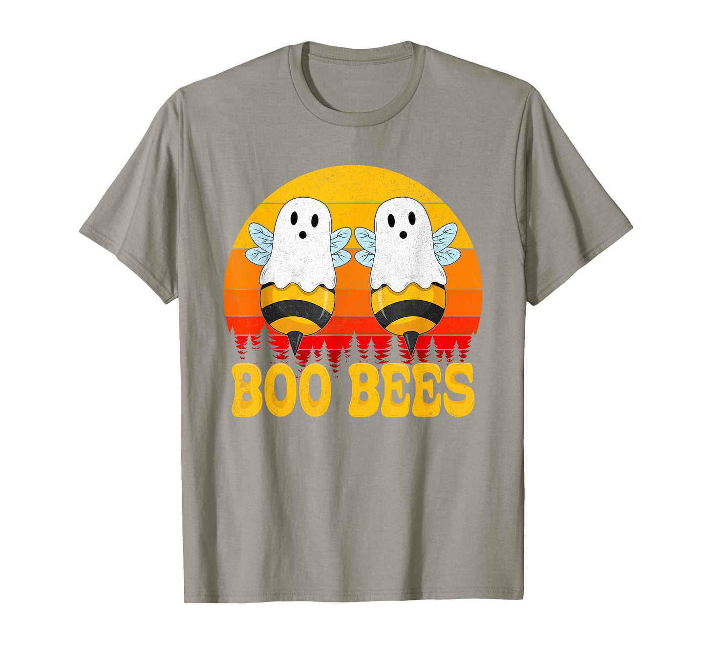 Boo Bees Halloween Costume Vintage Funny Boo Bees Ghost T-Shirt