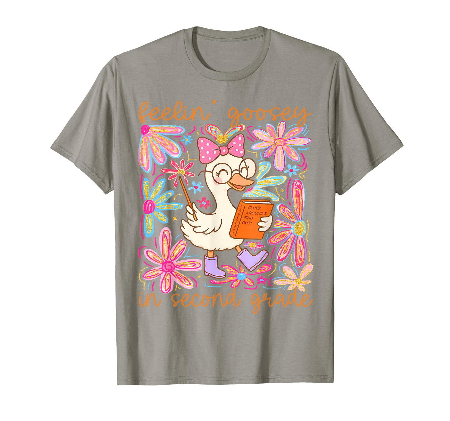 Feeling Goosey In Second Grade Goose Teacher Back To School T-Shirt