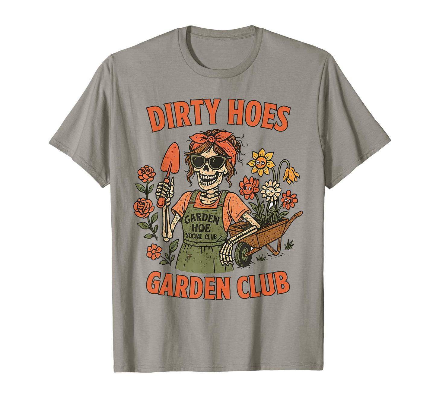Dirty Hoes Garden Club Plant Lover Gardener Gift Women T-Shirt