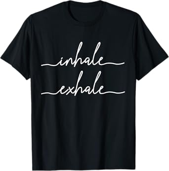 Yoga Meditation Inhale Exhale Spiritual Buddhism Yogi Gift T-Shirt