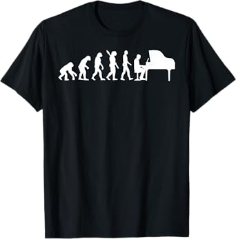 Funny Piano Design For Men Women Kids Pianist Piano Player T-Shirt