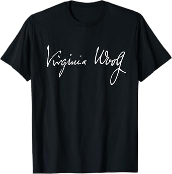 Virginia Woolf Literature Reading Author Bookworm T-Shirt