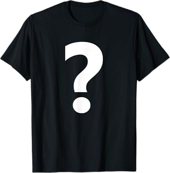 Punctuation ? Question Mark T-Shirt