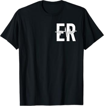 Emergency Department ER Nurse front + back Emergency Room T-Shirt
