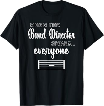 Funny Band Director Shirt Music Teacher Gifts Appreciation T-Shirt