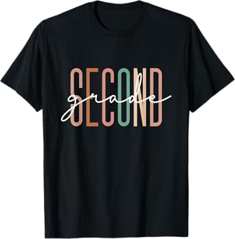 Second Grade Girls Boys Teacher Team 2nd Grade Squad T-Shirt