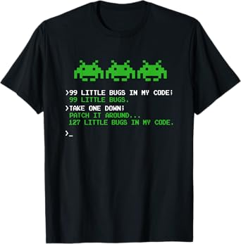 99 Small Bugs in Code Software Engineer Programmer T-Shirt