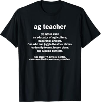 Agriculture Teacher Instructor T-Shirt