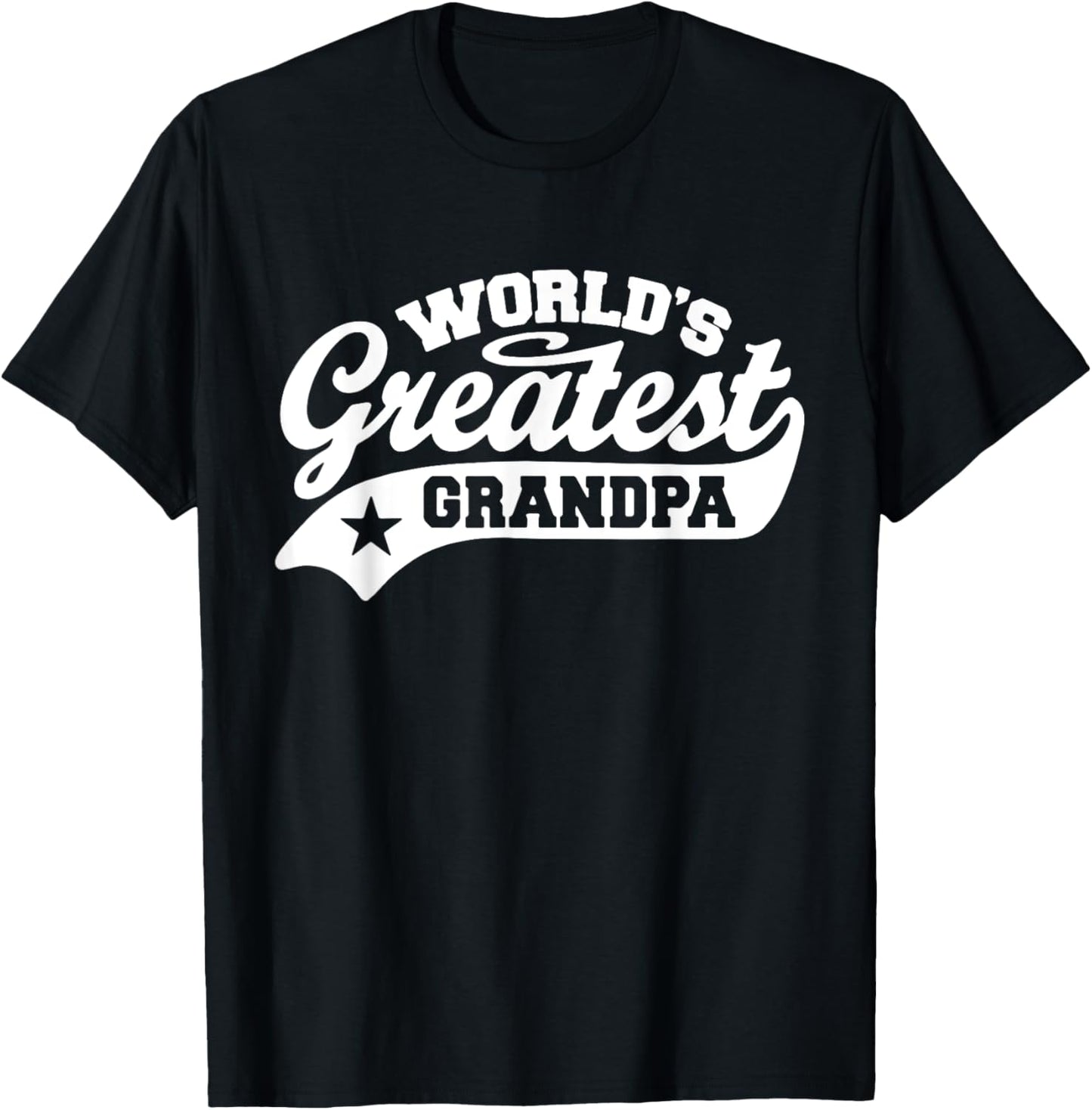 World's Greatest Grandpa Shirt Funny Father's Day T-Shirt