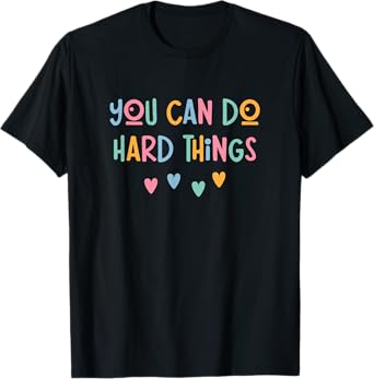 Test Day Teacher You Can Do Hard Things Testing Women Kids T-Shirt