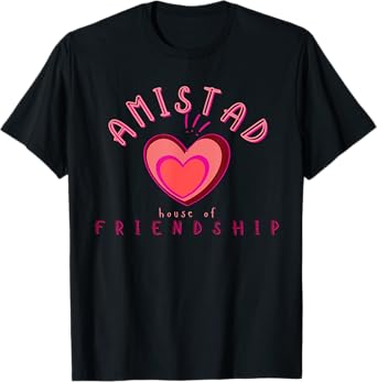 AMISTAD BIG HEART, House of Friendship, RCA Friendly Sprit T-Shirt