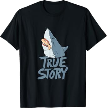 Shark Amputee Joke Leg Prosthetic Design for a Leg Amputee T-Shirt