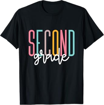Second Grade Girls Boys Teacher Team 2nd Grade Squad T-Shirt