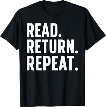 Funny Librarian Art For Men Women School Library Book Lovers T-Shirt