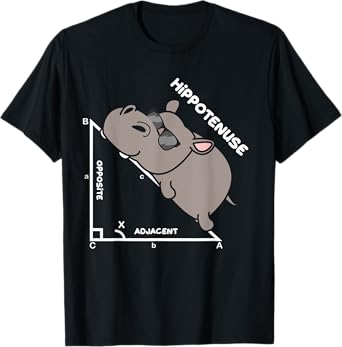 Funny Geometry Hypotenuse Math Mathematics Teacher T-Shirt