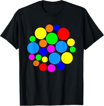 Rainbow Polka Dot International Dot Day Tshirt Kids Teachers T-Shirt