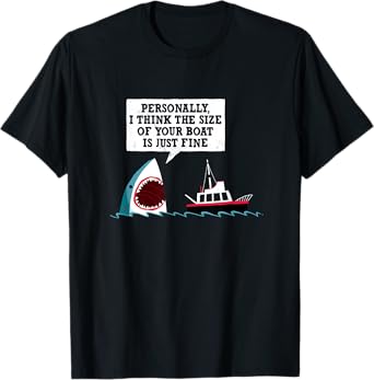 Funny Shark Movie - Polite Shark - Official DinoMike Design T-Shirt