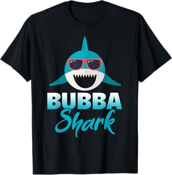 Bubba Shark Wearing Cool Sunglasses Grandpa T-Shirt