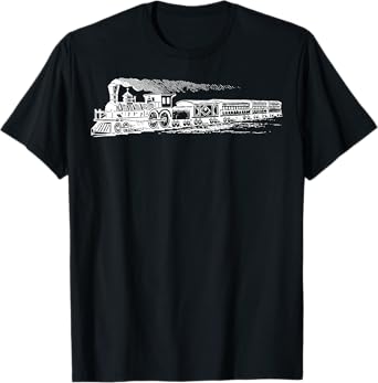 Sheldon Retro Vintage Train Locomotive Engineering Teacher Men Women Girls Kids T-Shirt