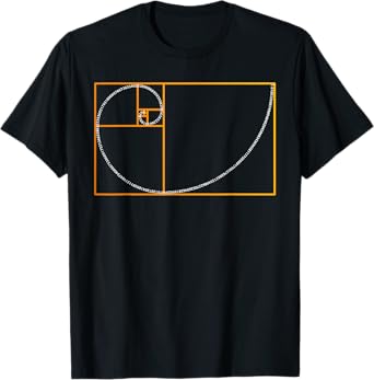 Golden Ratio Shirt Fibonacci Spiral Arc Perfect Geometry T-Shirt