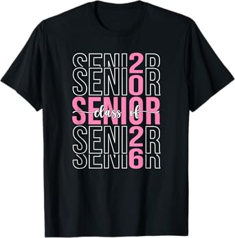 Senior 2026 Class Of 2026 Seniors Graduation 2026 Girl Women T-Shirt