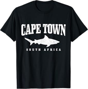 Cape Town South Africa Great White Shark Cage Diving Vintage T-Shirt