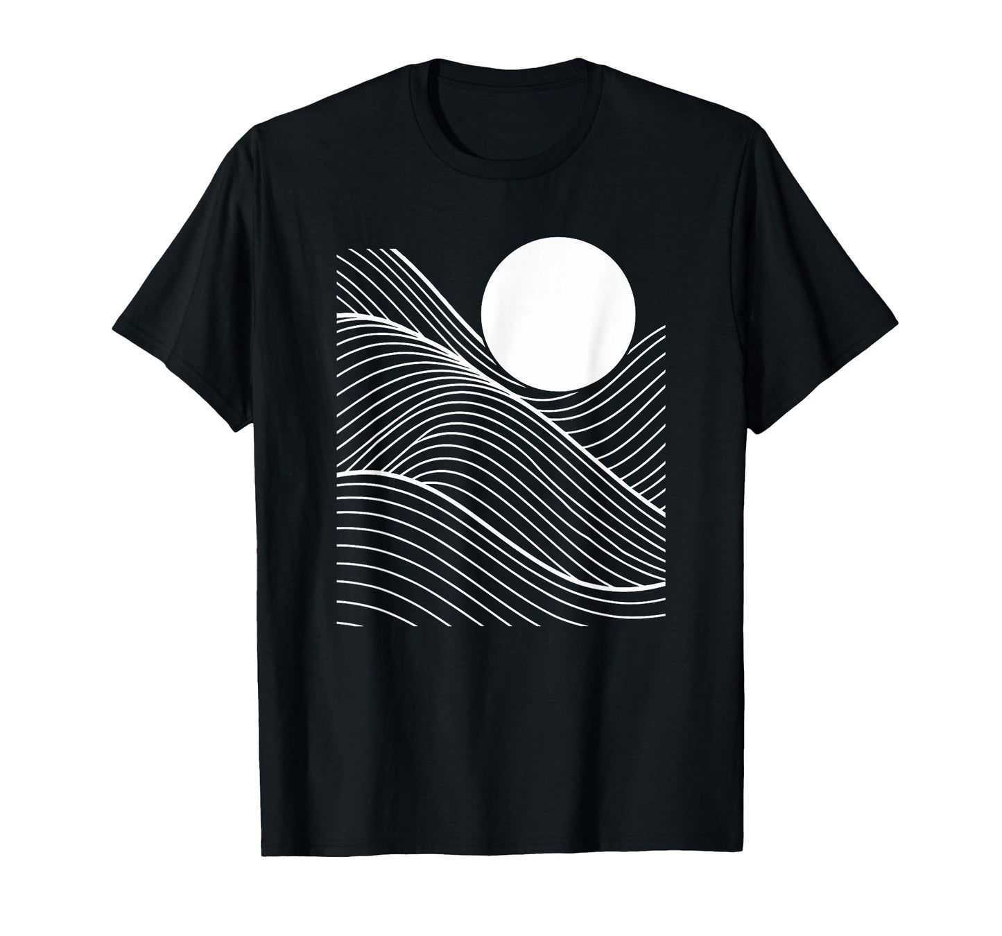 Abstract Line Art Geometric Pattern Mosaic T-Shirt
