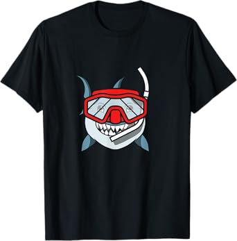 Snorkeling Shark Diving Gift I Underwater Snorkel T-Shirt