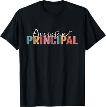 Assistant Principal Funny Job Title School Worker Vintage T-Shirt