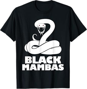 Black Mambas Are My Spirit Animal Scary Snake T-Shirt