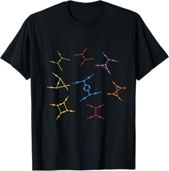 Noether Sym Quantum Physics Feynman Diagrams, Science Basics T-Shirt - Black, Unisex-Adults, Short Sleeve, Small