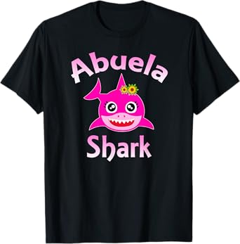 Abuela Shark Funny Spanish Gift For Grandma T-Shirt