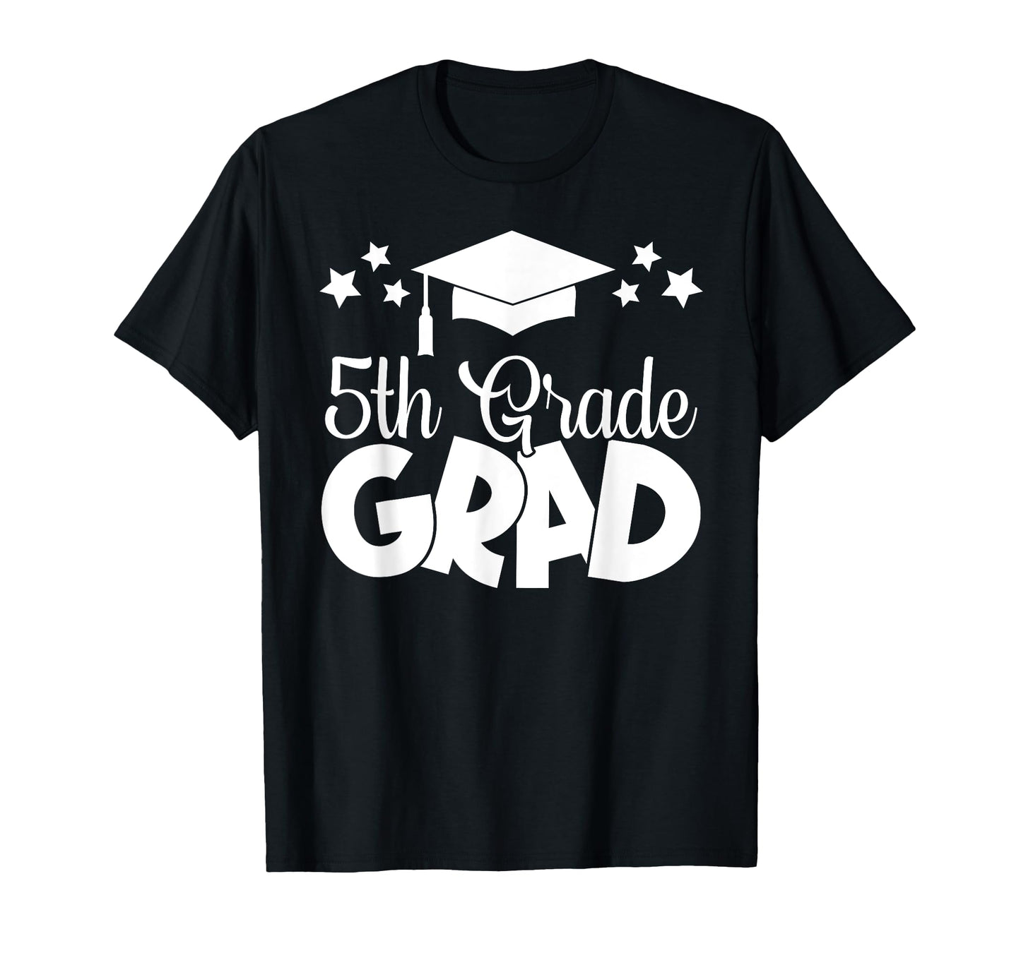 5th Grade Grad 2024 Gifts Boys Girls Graduation Cap, Gown T-Shirt
