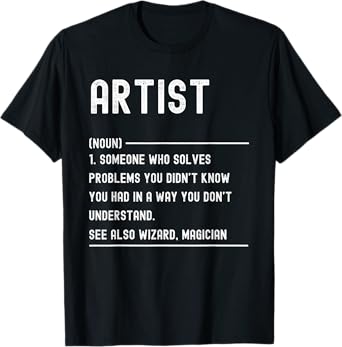 Art Teacher Definition Shirts Funny Job Title T-Shirt
