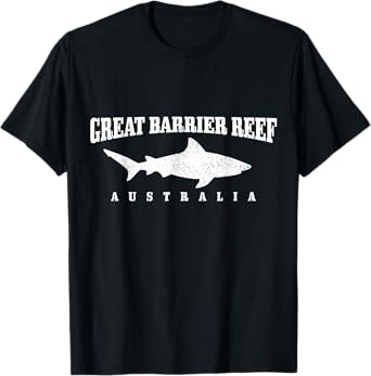 Great Barrier Reef Australia Diver Shark Diving T-Shirt