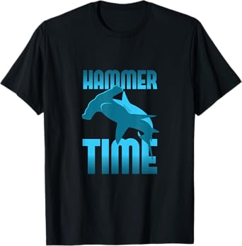 Funny, Hammer Time Hammerhead Shark T-Shirt T-Shirt