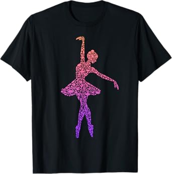 Ballet Ballerinas Women Kids Girls Ballet Dancer T-Shirt