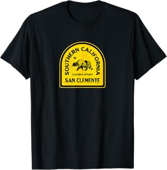 San Clemente CA Vintage Style Southern California T-Shirt