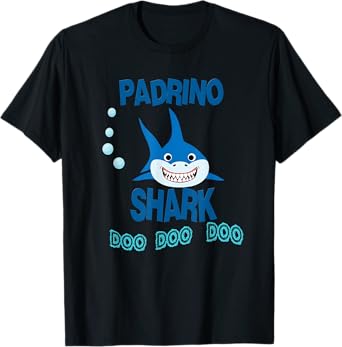 Padrino Shark Gift Grandpa - Camisa de Regalo Padrino T-Shirt