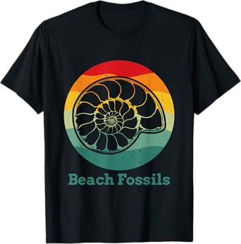 Beach Fossils Retro Shell Fossil T-Shirt