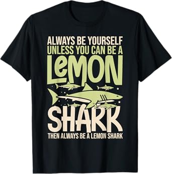 Lemon Shark Animal Tooth Funny Ocean T-Shirt