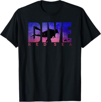 DIVE RED SEA Egypt Sharks Scuba Diving Snorkeling Vacation T-Shirt