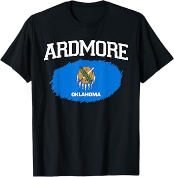 ARDMORE OK OKLAHOMA Flag Vintage USA Sports Men Women T-Shirt