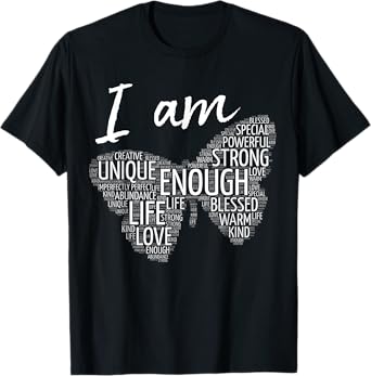 I Am Unique Strong Law of Attraction Positive Affirmation T-Shirt
