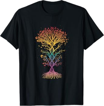 Funny DNA Tee Tree of Life Genetics Biology Teacher Science T-Shirt