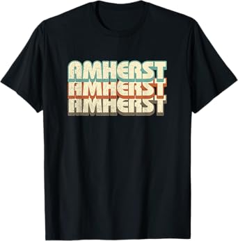 Retro Amherst Massachusetts T-Shirt